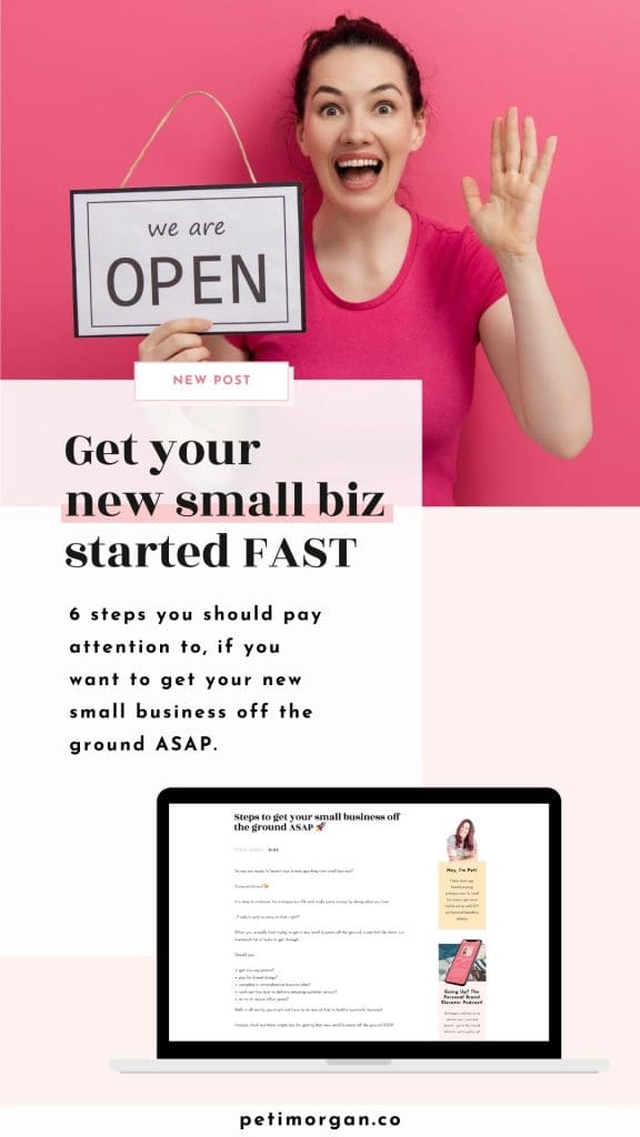 How to get your small business started fast.